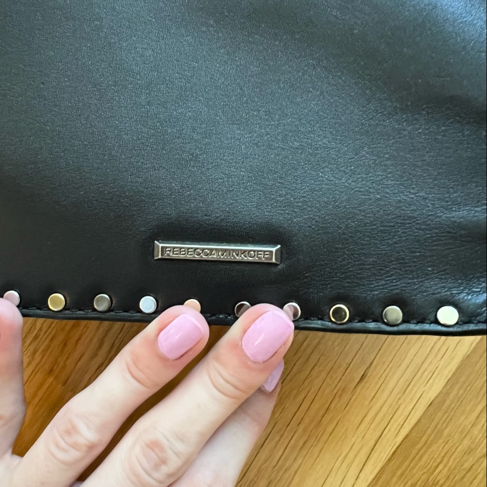 Rebecca minkoff midnighter cross body top handle bag with grommet detail - Picture 10 of 10